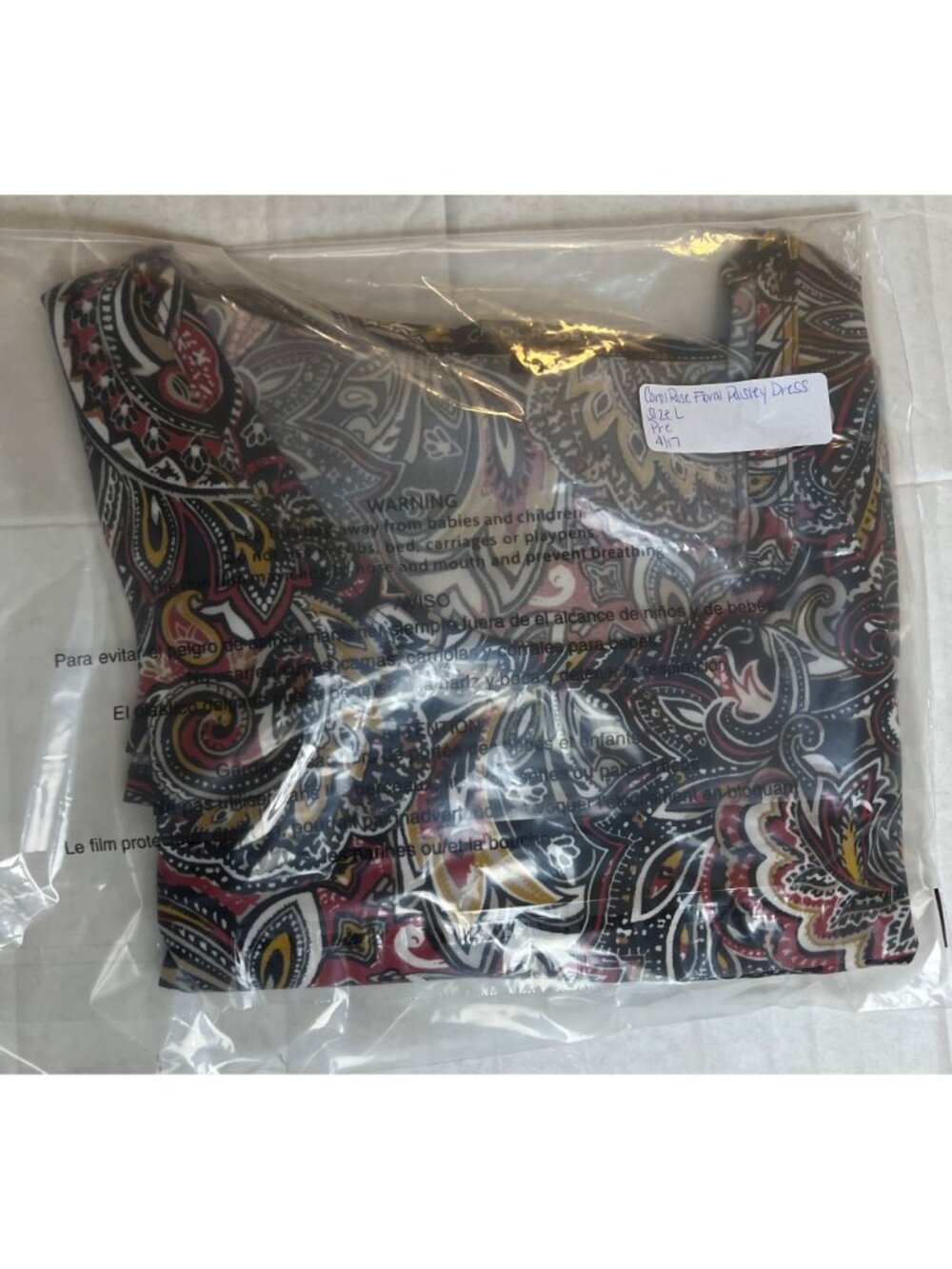 Carol Rose Floral Paisley Dress - Picture 9 of 9